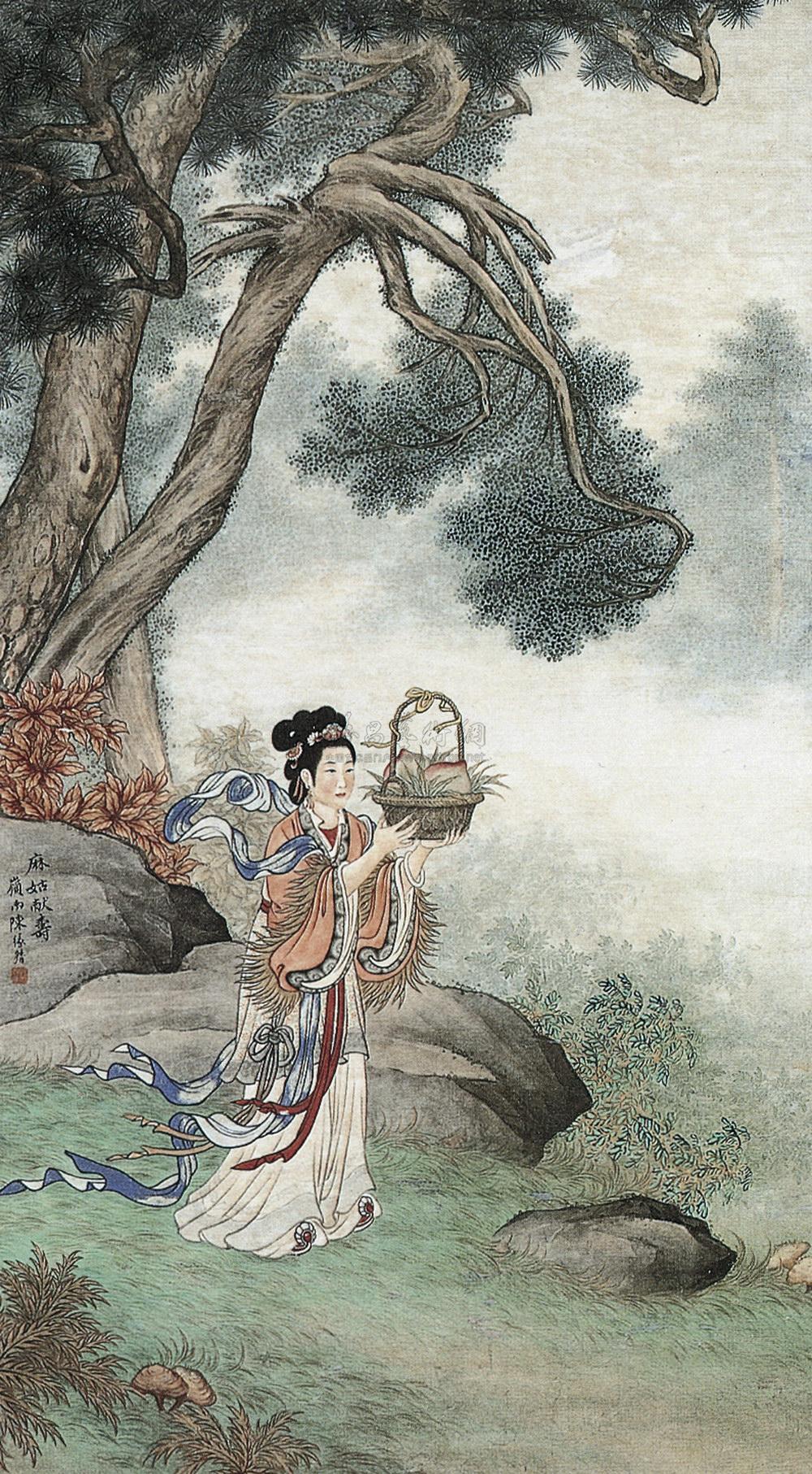 麻姑献寿 轴