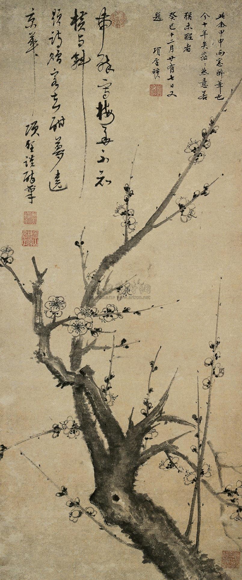 墨梅 轴