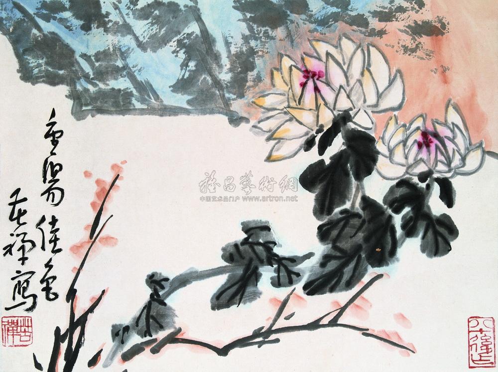 重阳佳色 镜心
