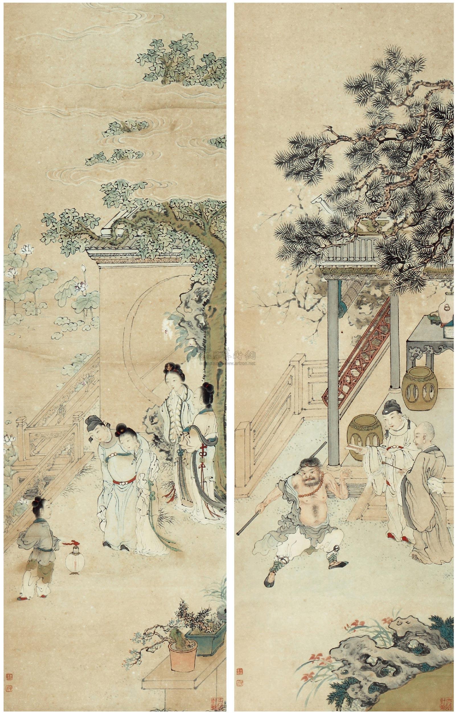 人物 立轴
