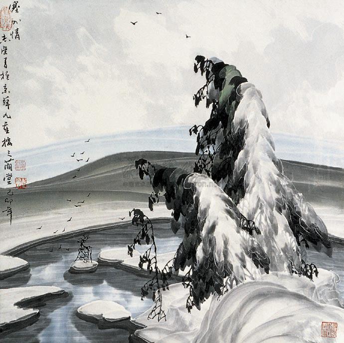 塞外情 立轴