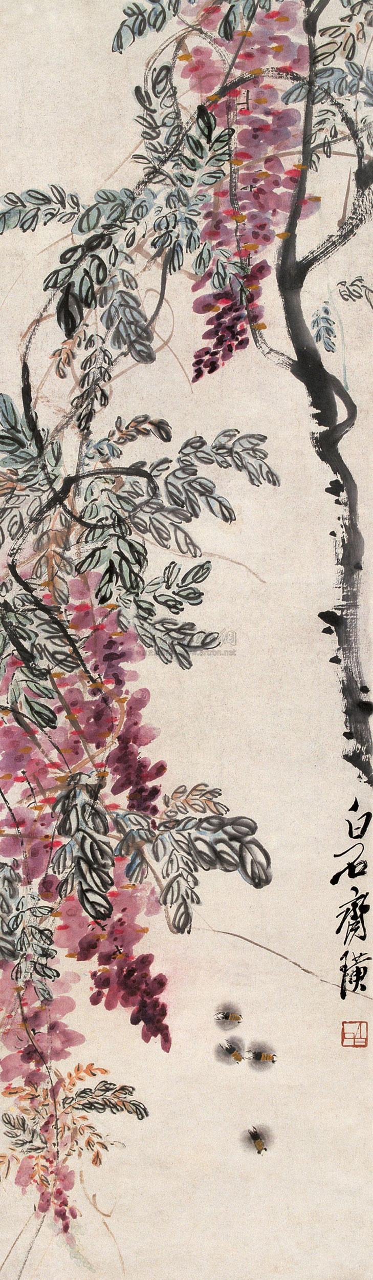 Wisteria and Bees
