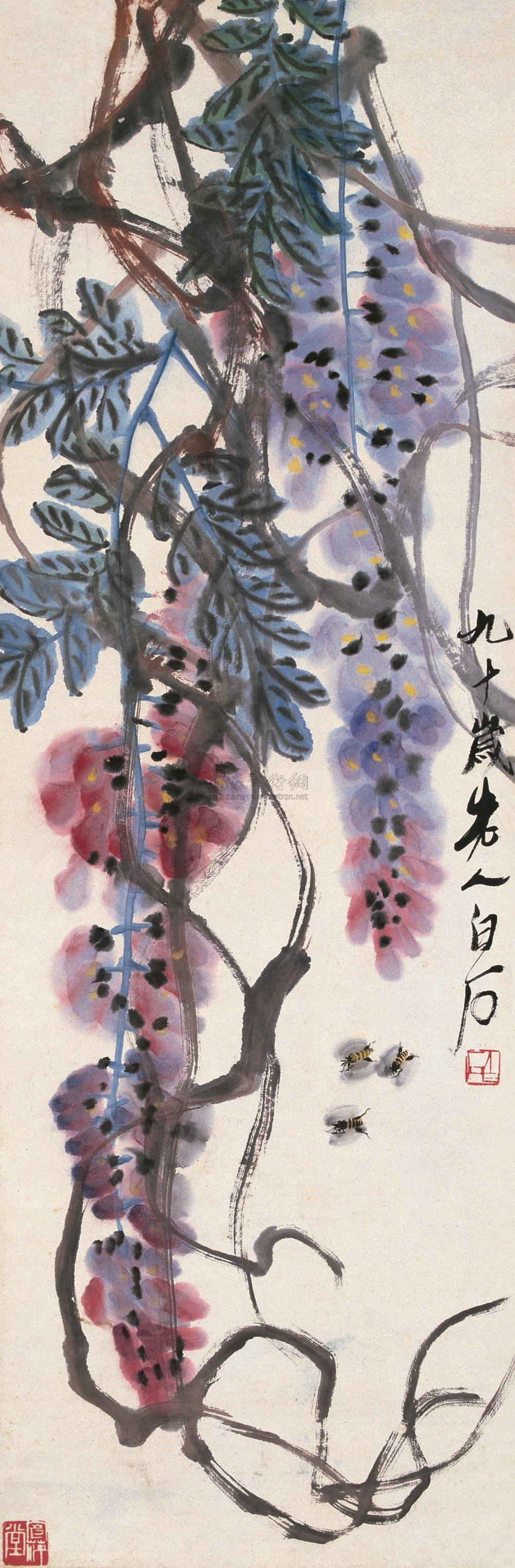 Wisteria and Bees
