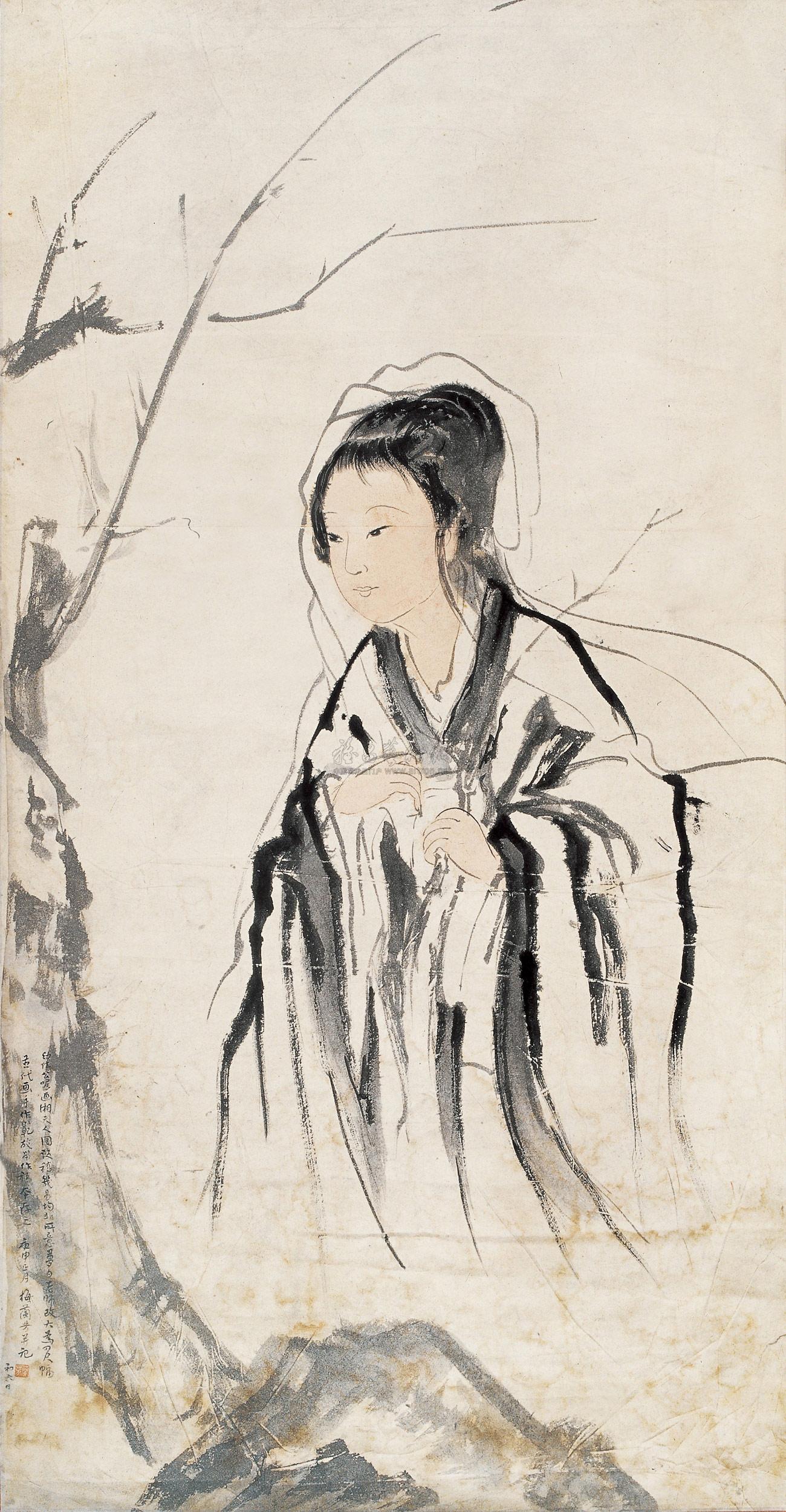 湘夫人 立轴