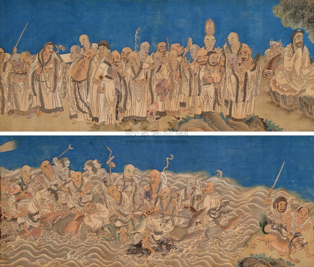 Five Hundred Arhats Scroll