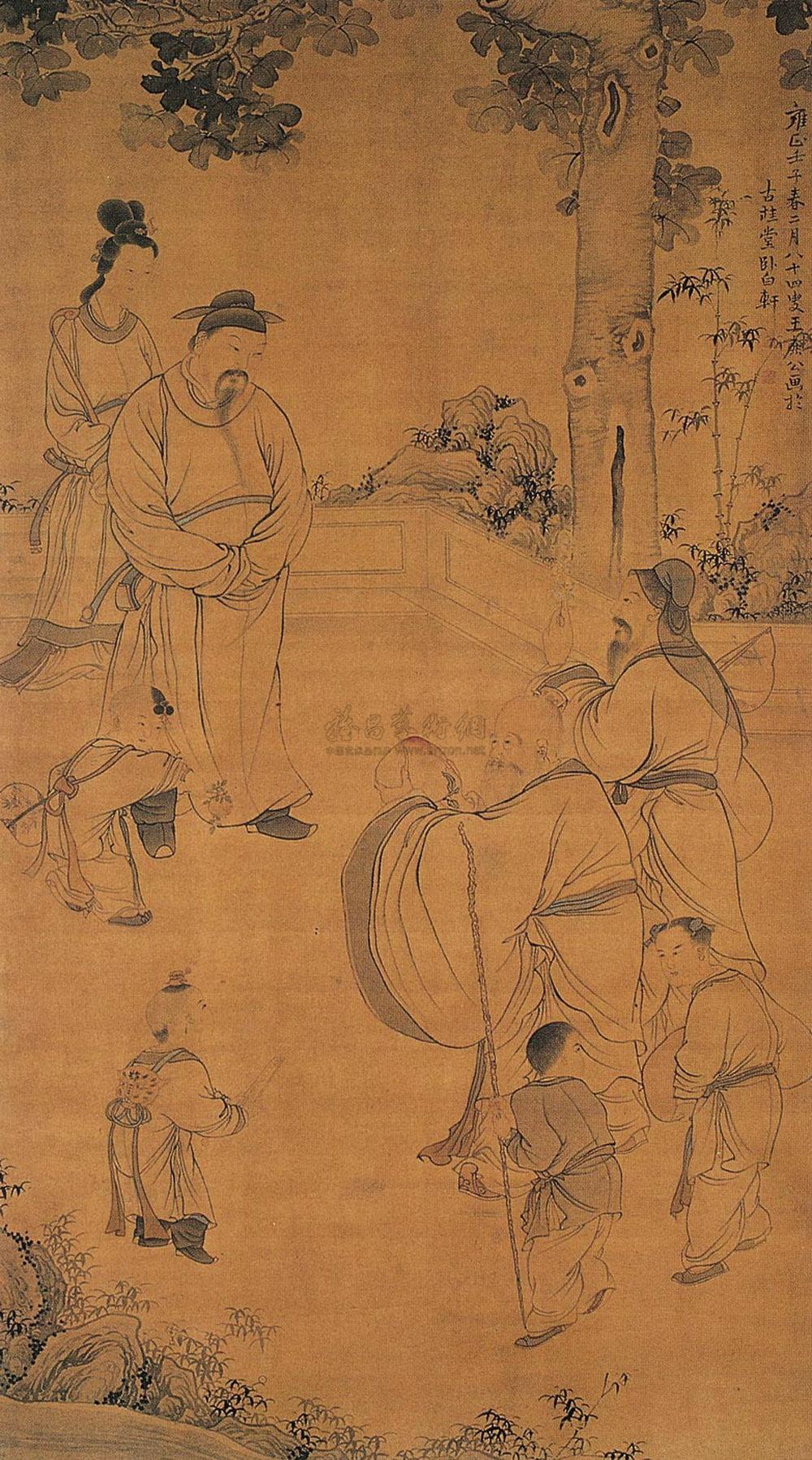 人物 轴