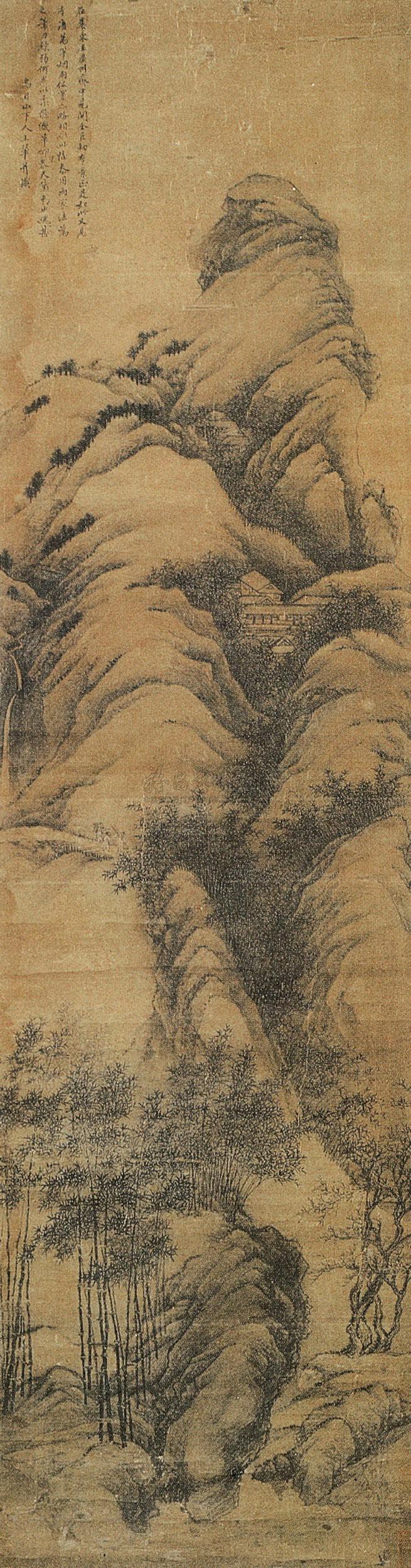 仿古山水 轴