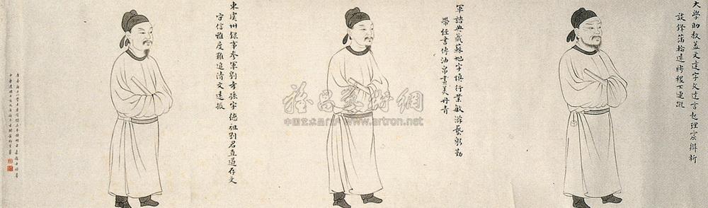 十八学士图 卷