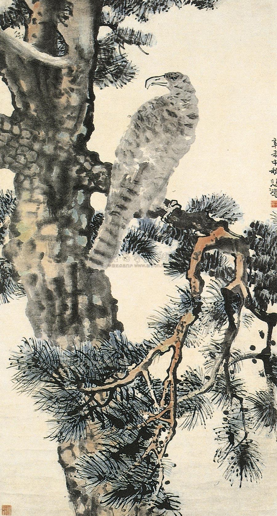 松鹰 轴