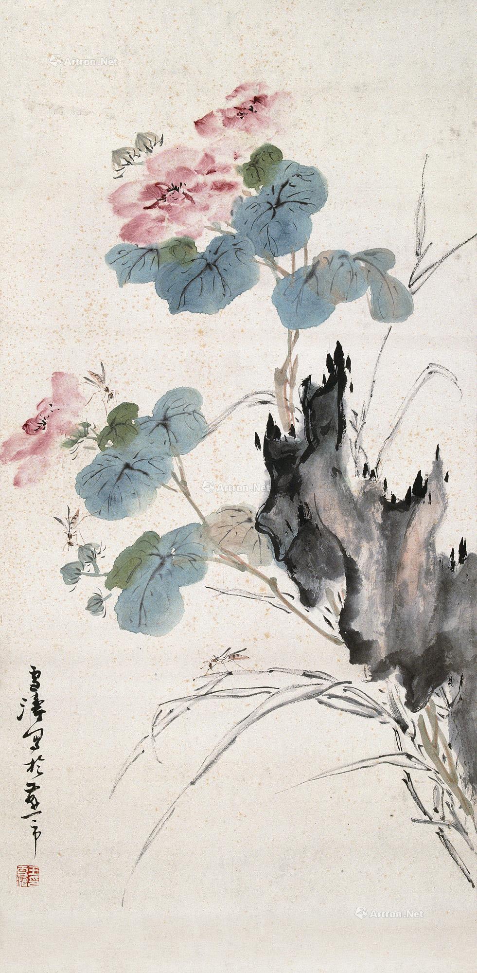 花卉 镜心