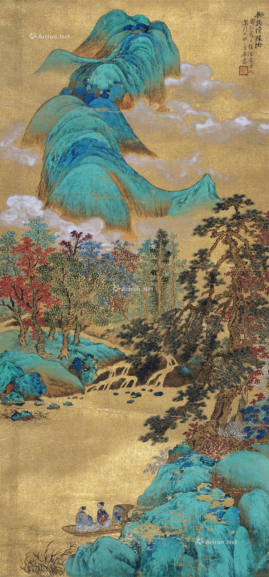 金璧山水 立轴