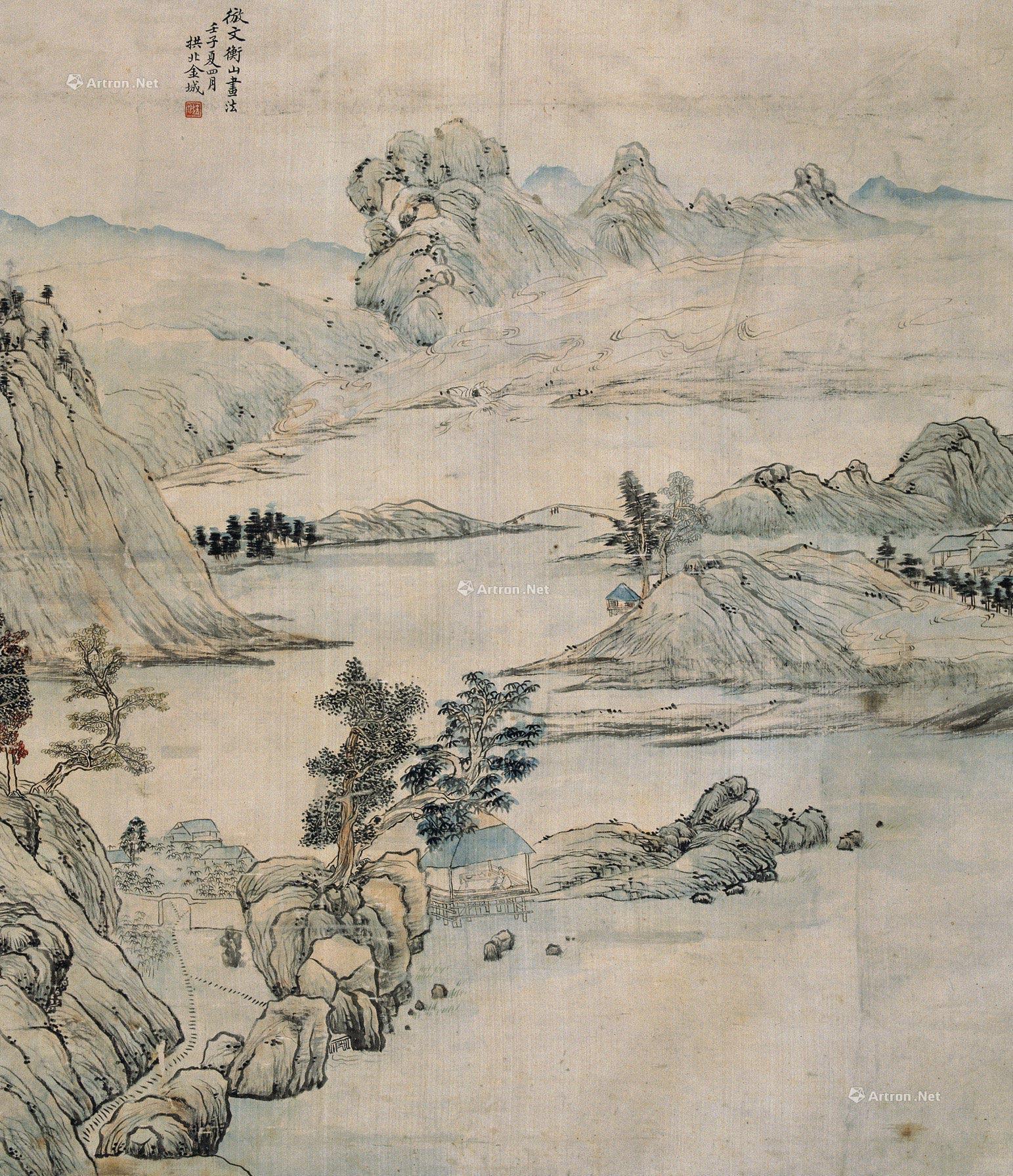 仿文衡山画法 立轴