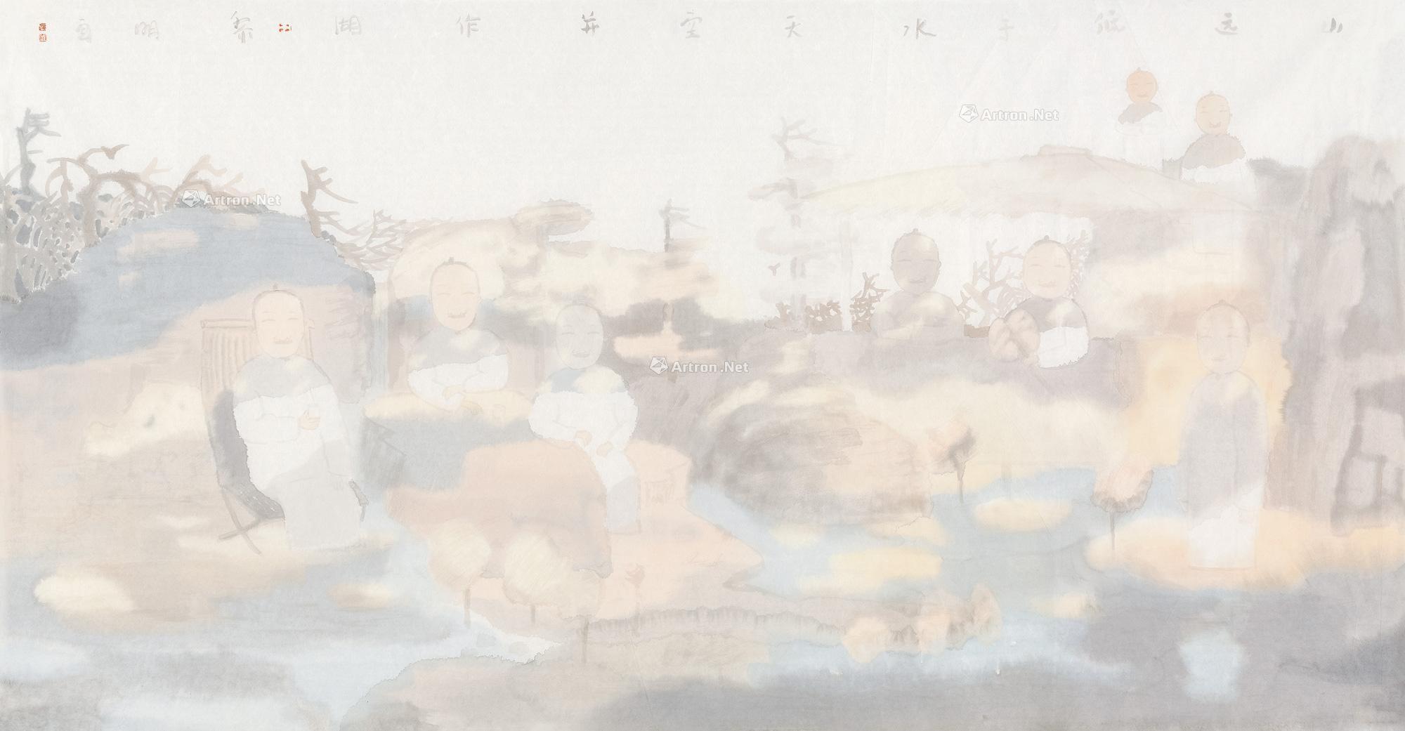 山远低于水