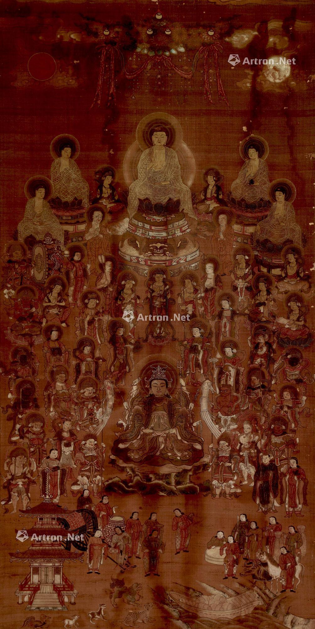 Buddha Image Hanging Scroll