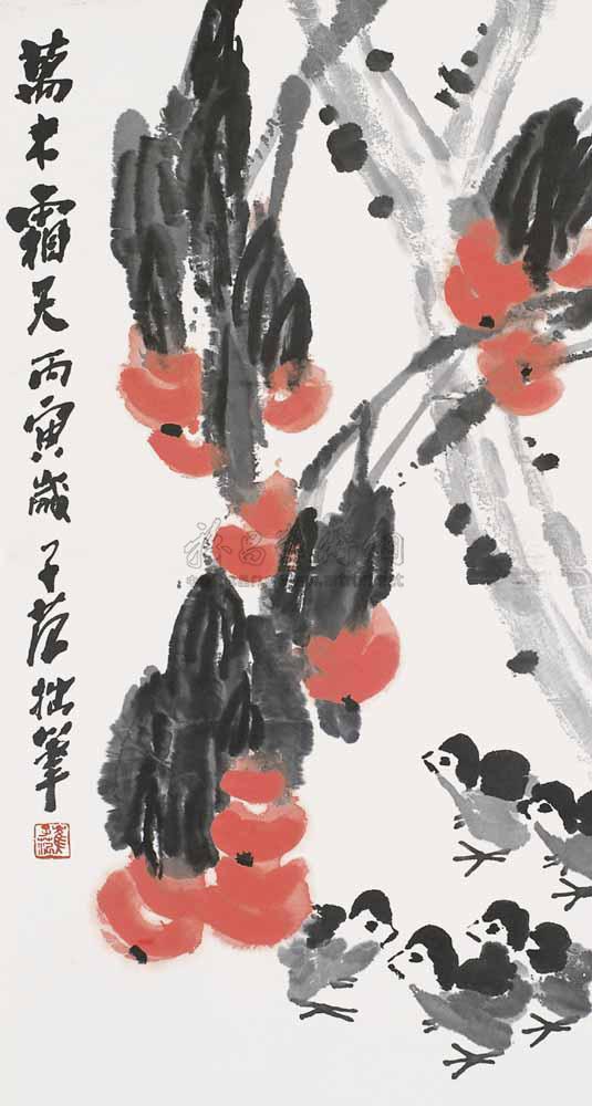 万木霜天