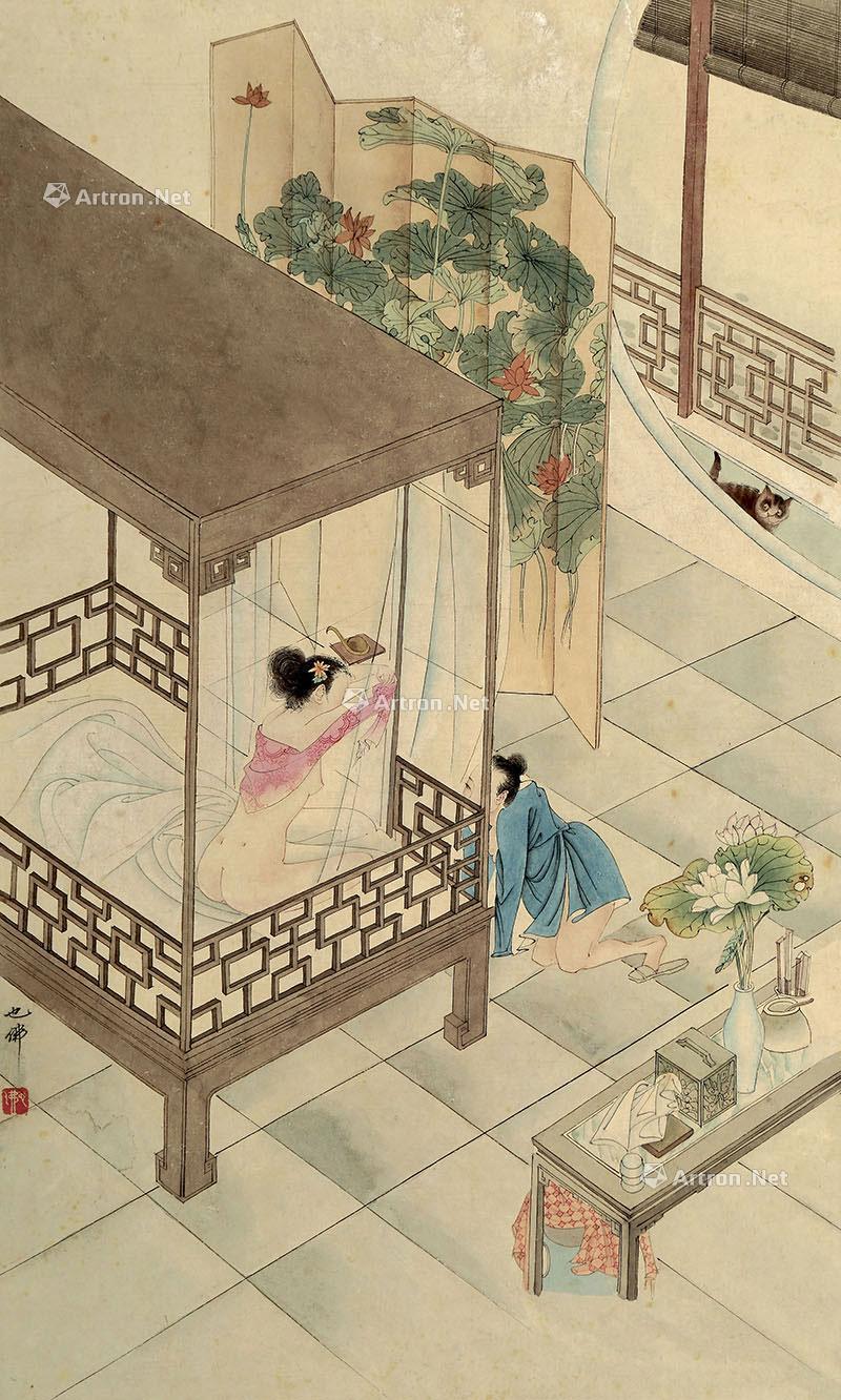 人物 立轴