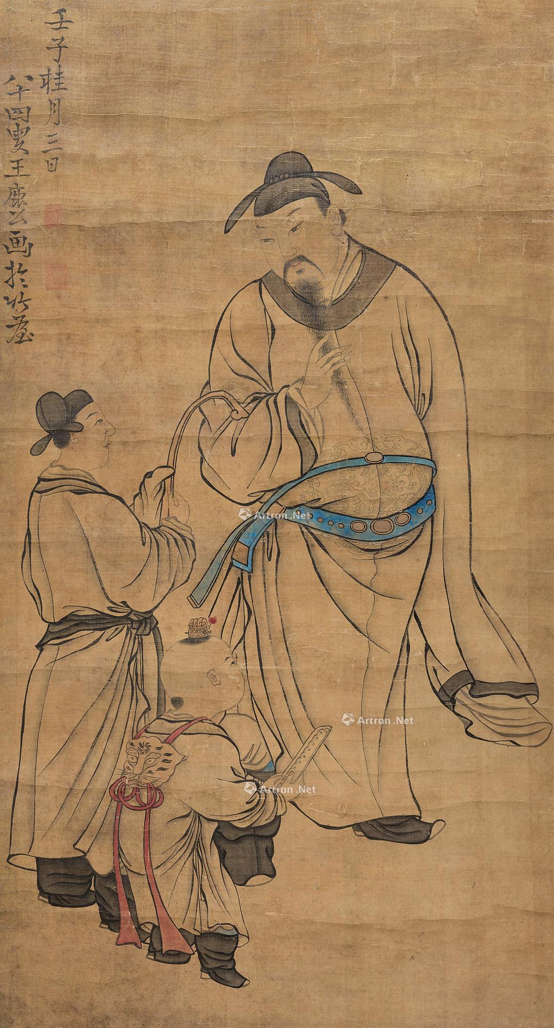 人物 立轴