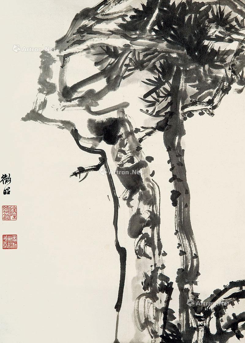 Pine Tree Hanging Scroll