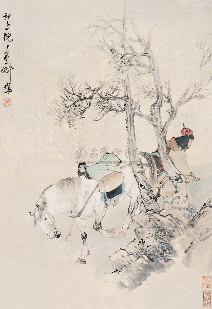 牧马图