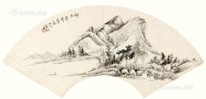 山居图 扇面