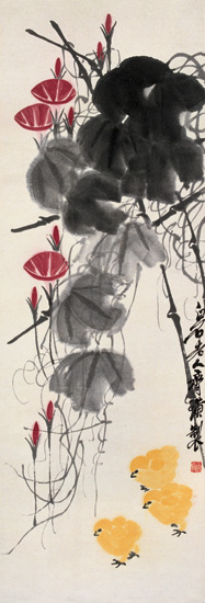 Morning Glory and Chick