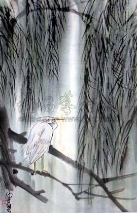 花鸟 立轴