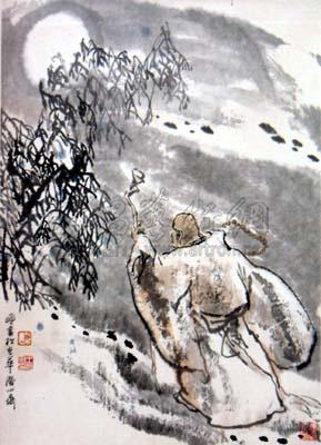人物 立轴
