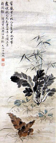 花卉 立轴