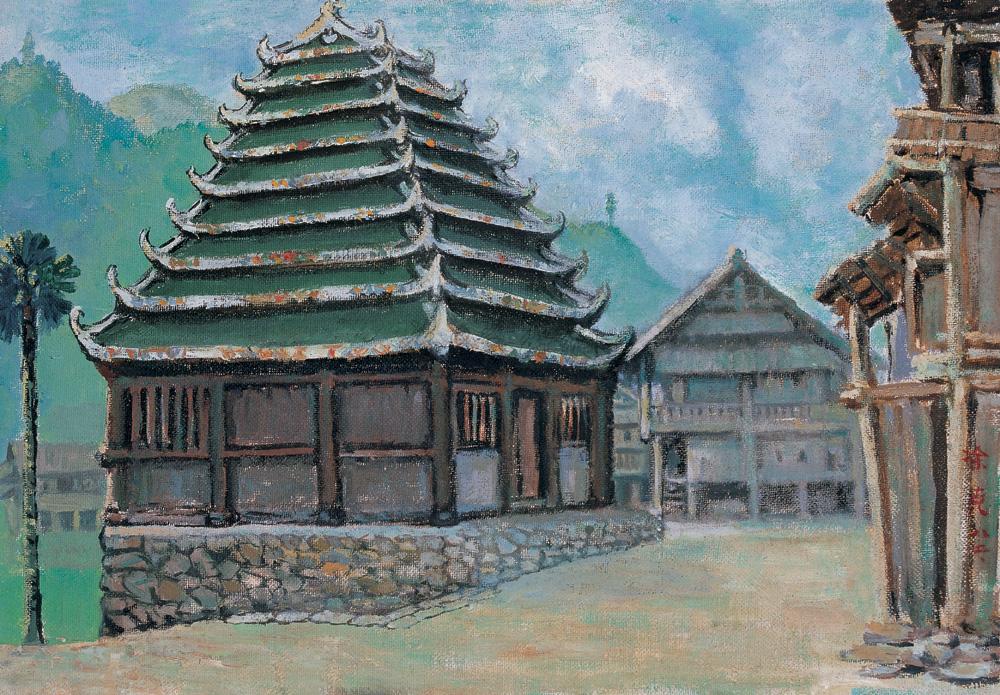 三江马胖鼓楼