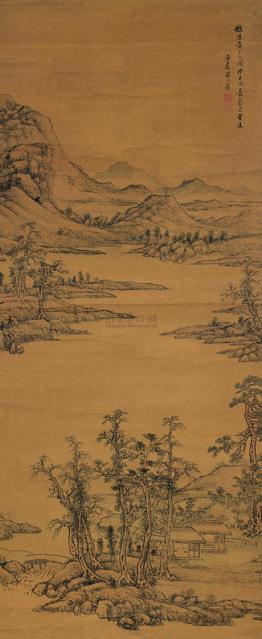 仿倪黄笔意 立轴