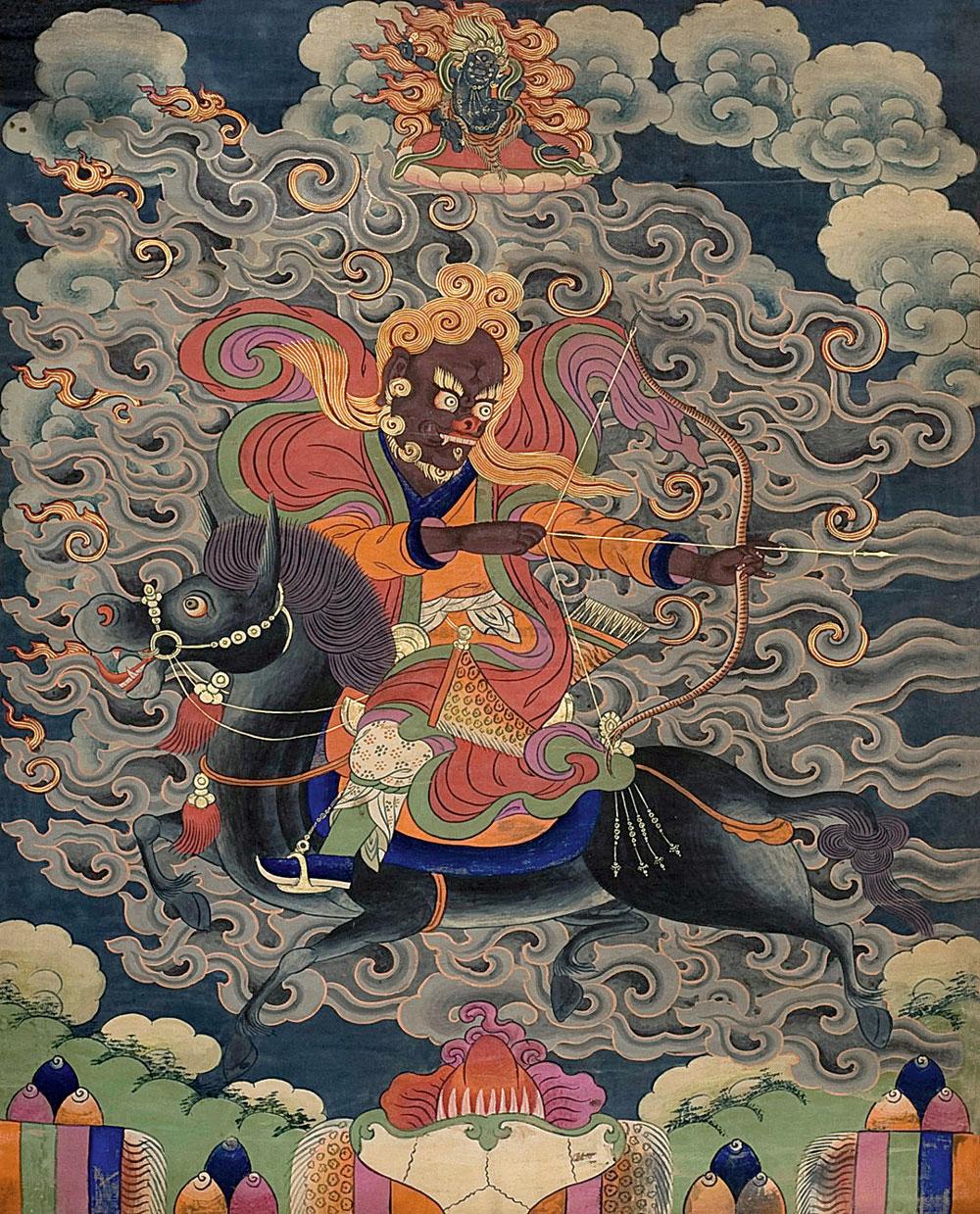 Qing 吉祥天母唐卡