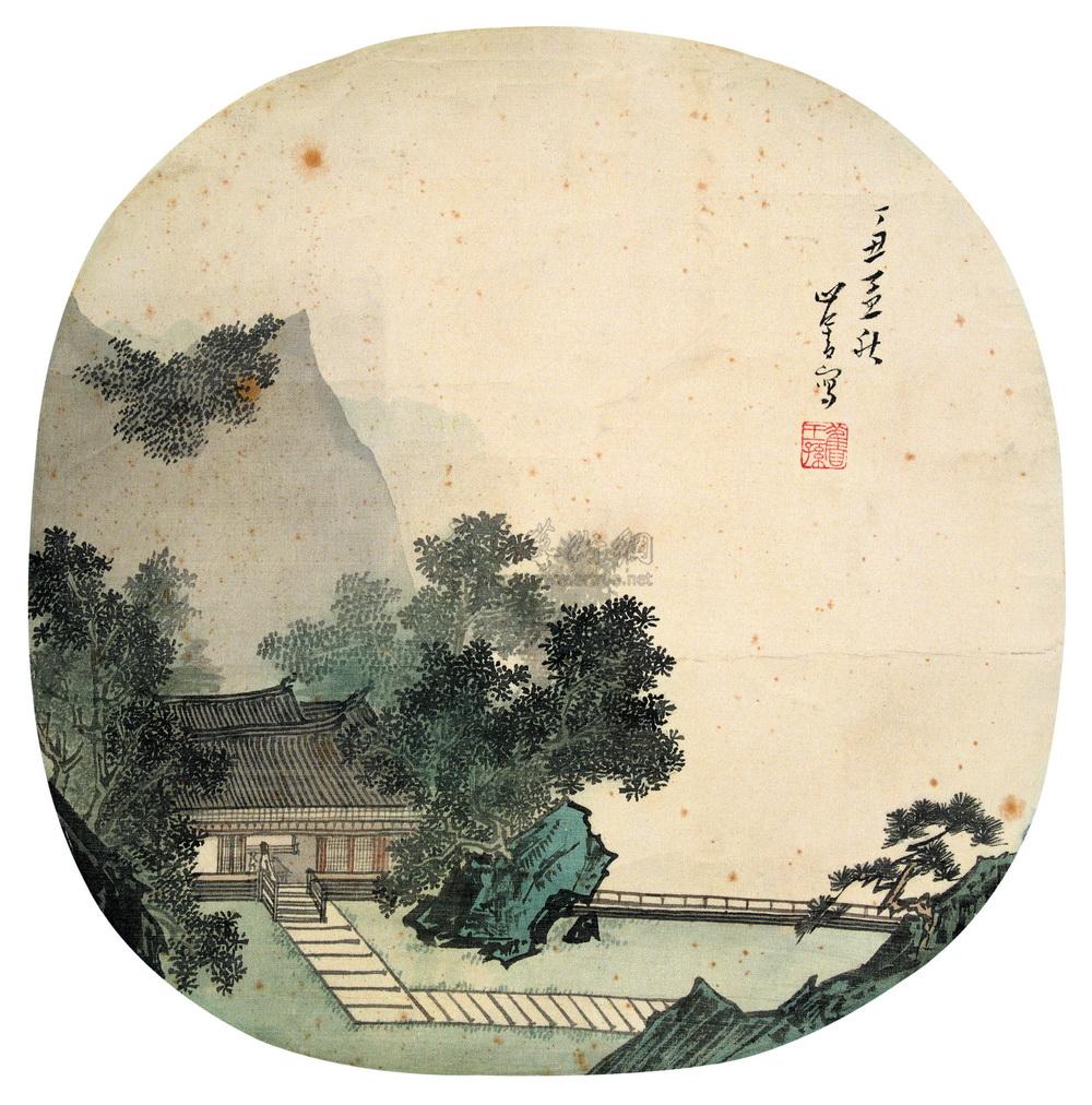仙山楼台 镜心