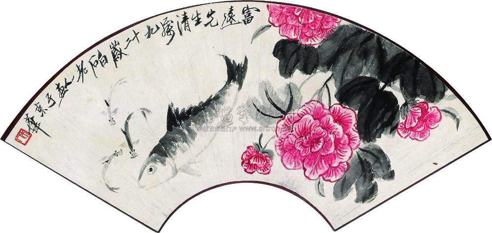 富贵有余 扇面片