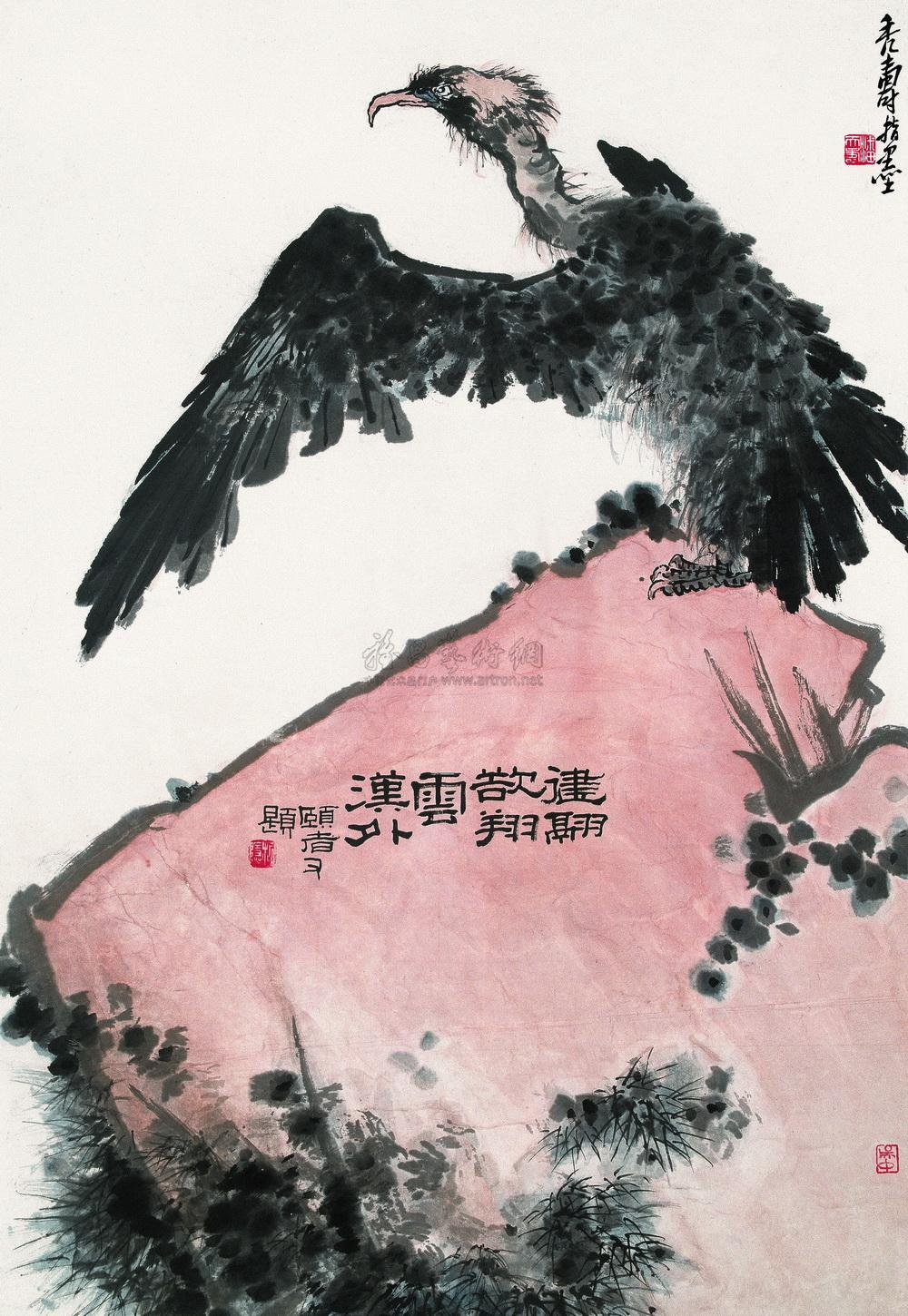 欲翔云外 立轴