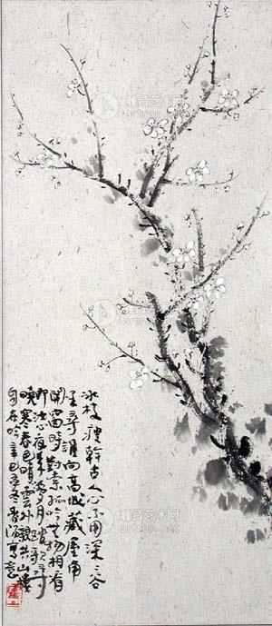 梅花 镜心