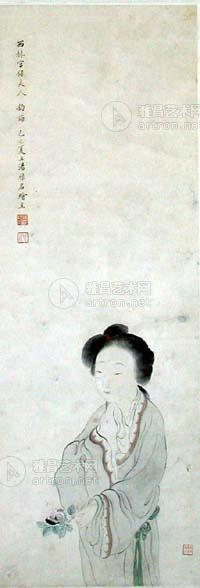 仕女 立轴
