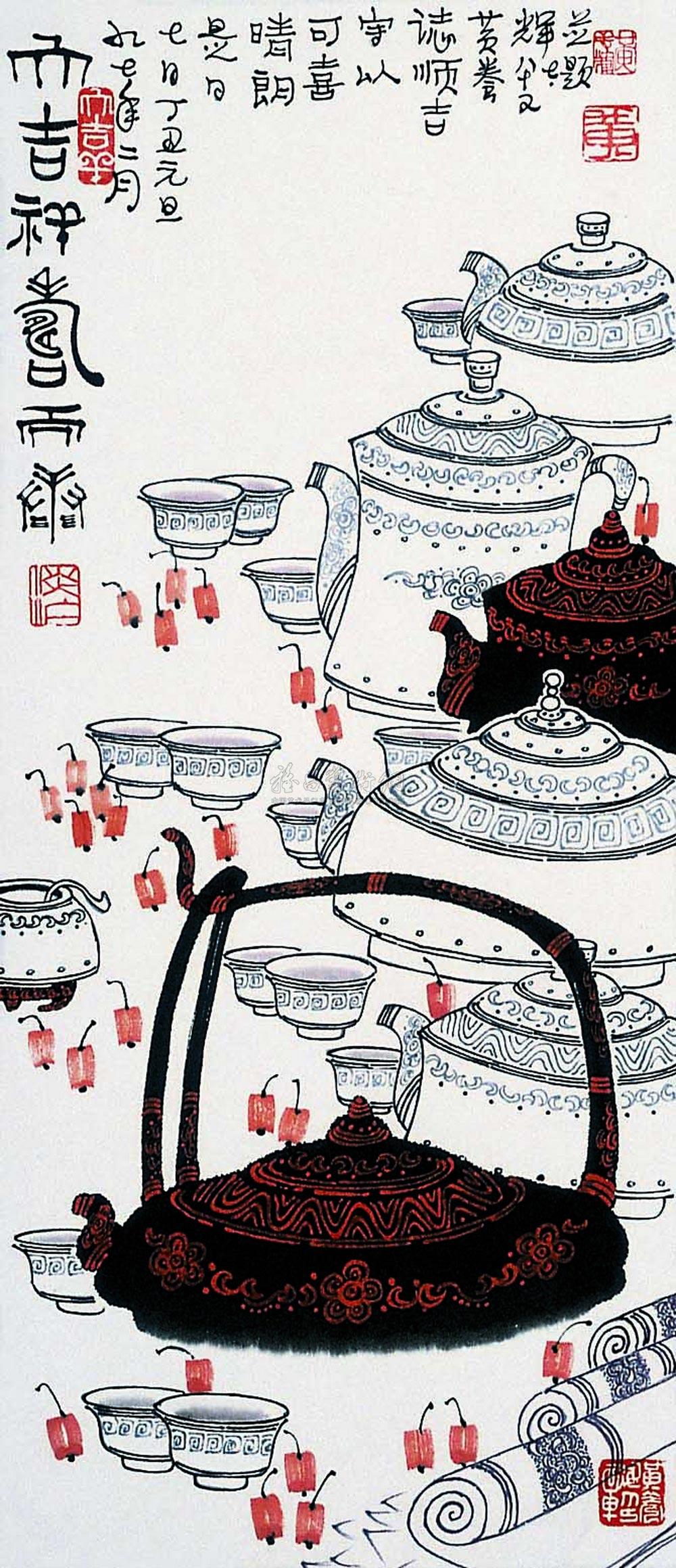 大吉祥寿而康 立轴