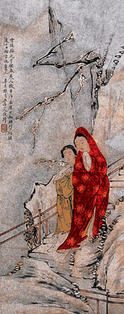 仕女 立轴