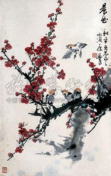 花鸟 立轴
