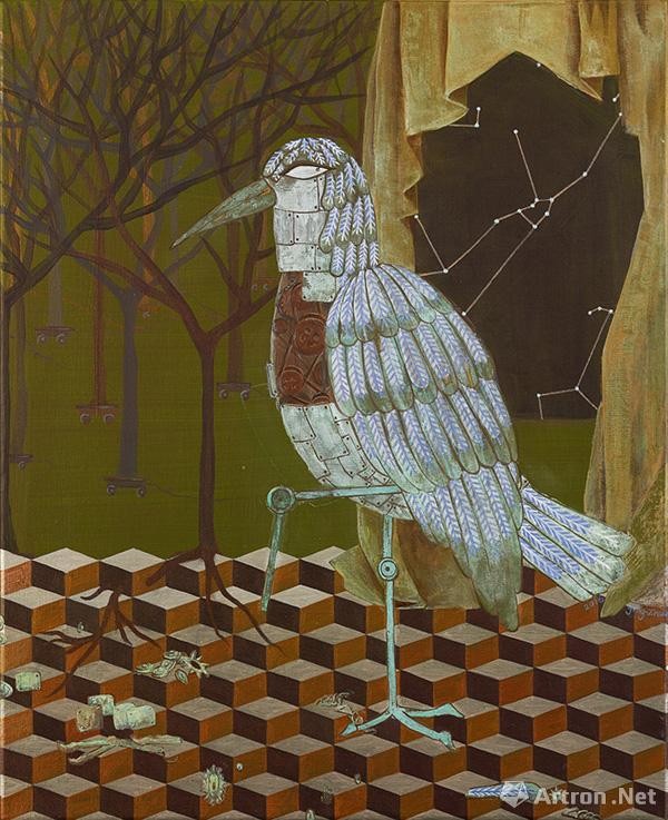 《弗兰克》布面丙烯 52x62cm 2016 《弗兰克》布面丙烯 52x62cm 2016