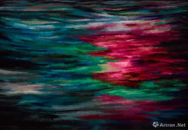 《无题》，油彩 画布，180 x 260cm，2018 ©曾梵志，图片：艺术家、豪瑟沃斯