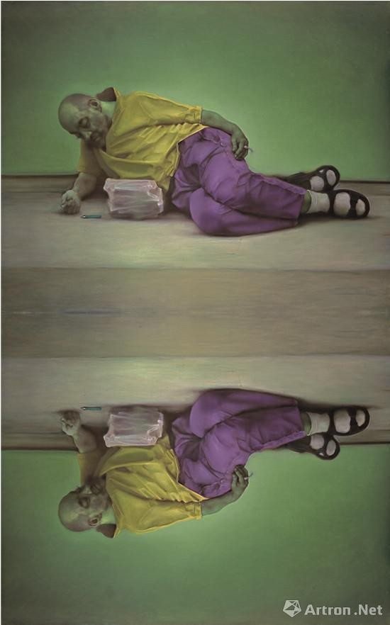 《纳西索斯》 布面油画 160x200cmx2 2015