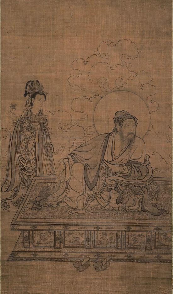 李公麟《维摩居士像》 京都国立博物馆藏