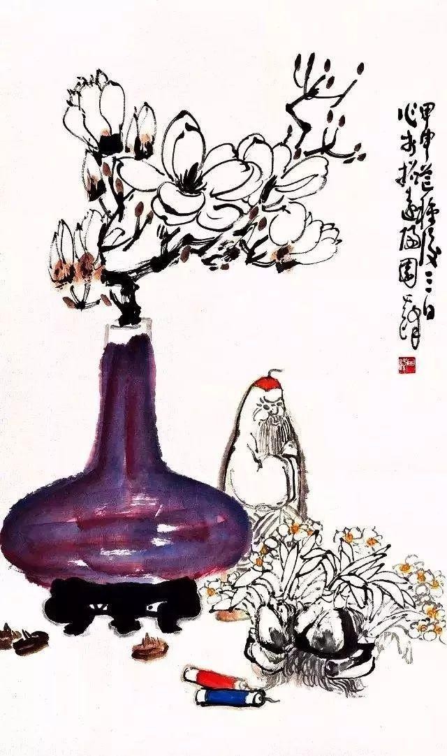 孙其峰:深谙其“理”,而不要囿于其“法”,花鸟画构图,这么学