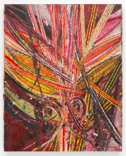 马克·格罗延 (MARK GROTJAHN),《无题 (印第安 #2 脸 45.47)》(Untitled (Indian #2 Face 45.47)),2014年作,油彩 卡板 裱于麻布,127.6 x 102.2 厘米 uSxDP6woP6k0jeyQBZyDxK6u5Mz56zUd9eUlEwn2.png