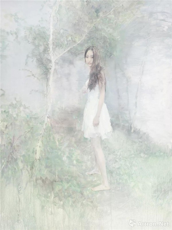 何多苓作品《叶下》 LcukCxY5xVcV7WWX5XcQngWowp6DCJg5GWWkDL3R.jpg