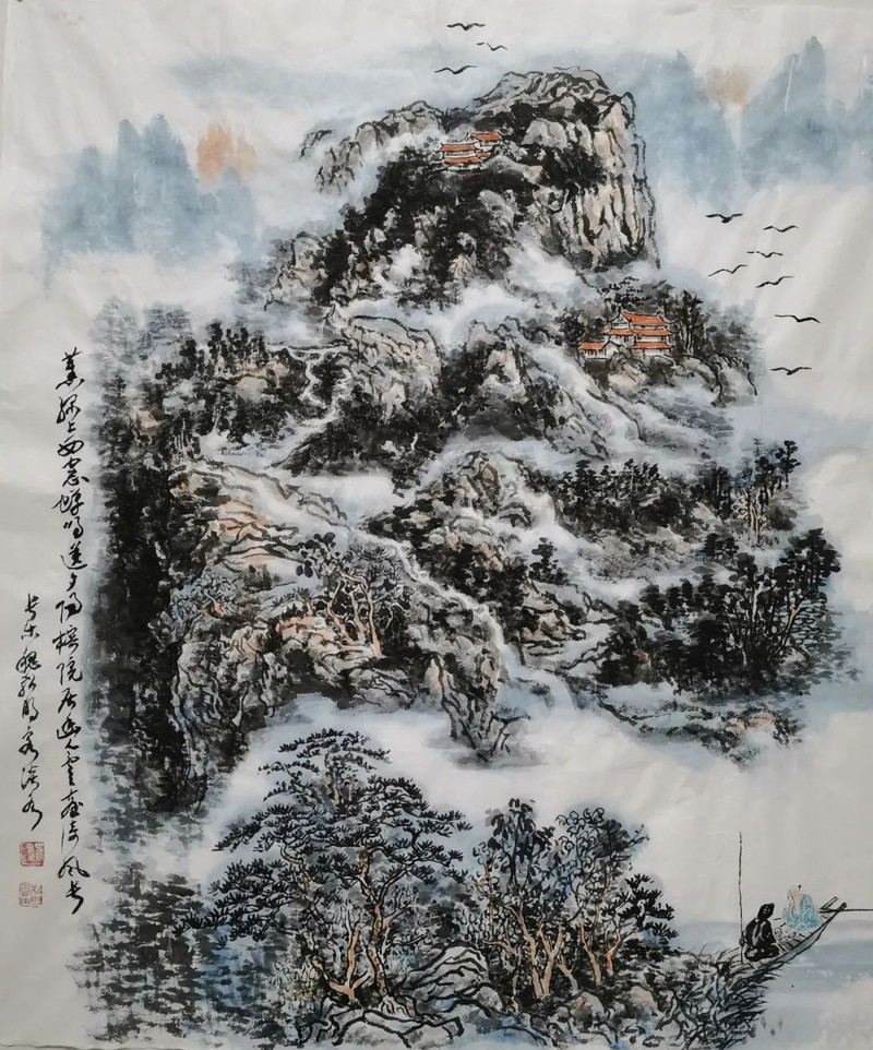 名公绎思挥彩笔 气象生动映自然——著名画家魏绍明作品欣赏