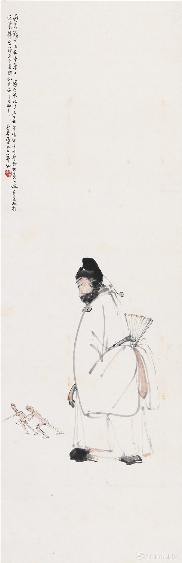 傅抱石 《钟进士》  weTJg885WOveYQ4MKkHOdolmNa485XhEZziOla9r.jpg