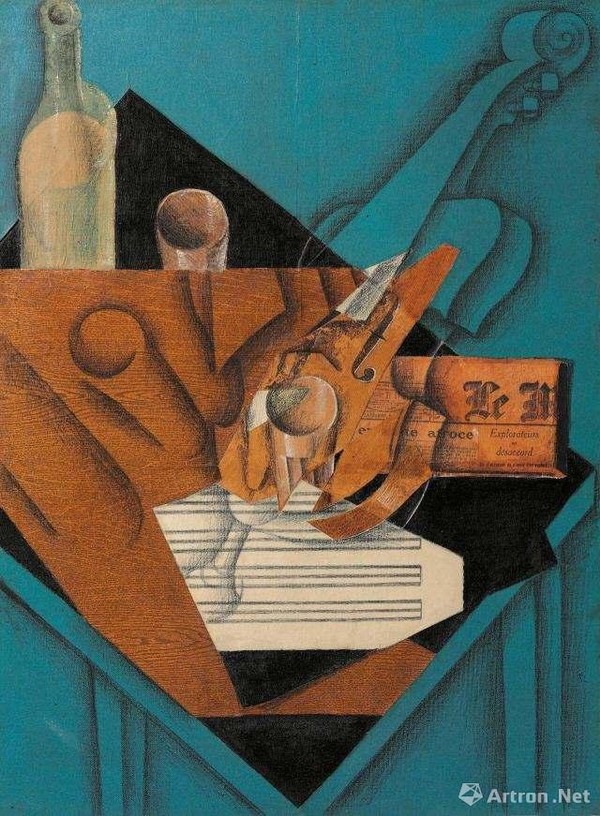 胡安·格里斯 (1887-1927)《音乐家的桌子》