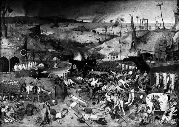 彼得-勃鲁盖尔  《死亡的胜利》 马德里普拉多博物馆 1562年